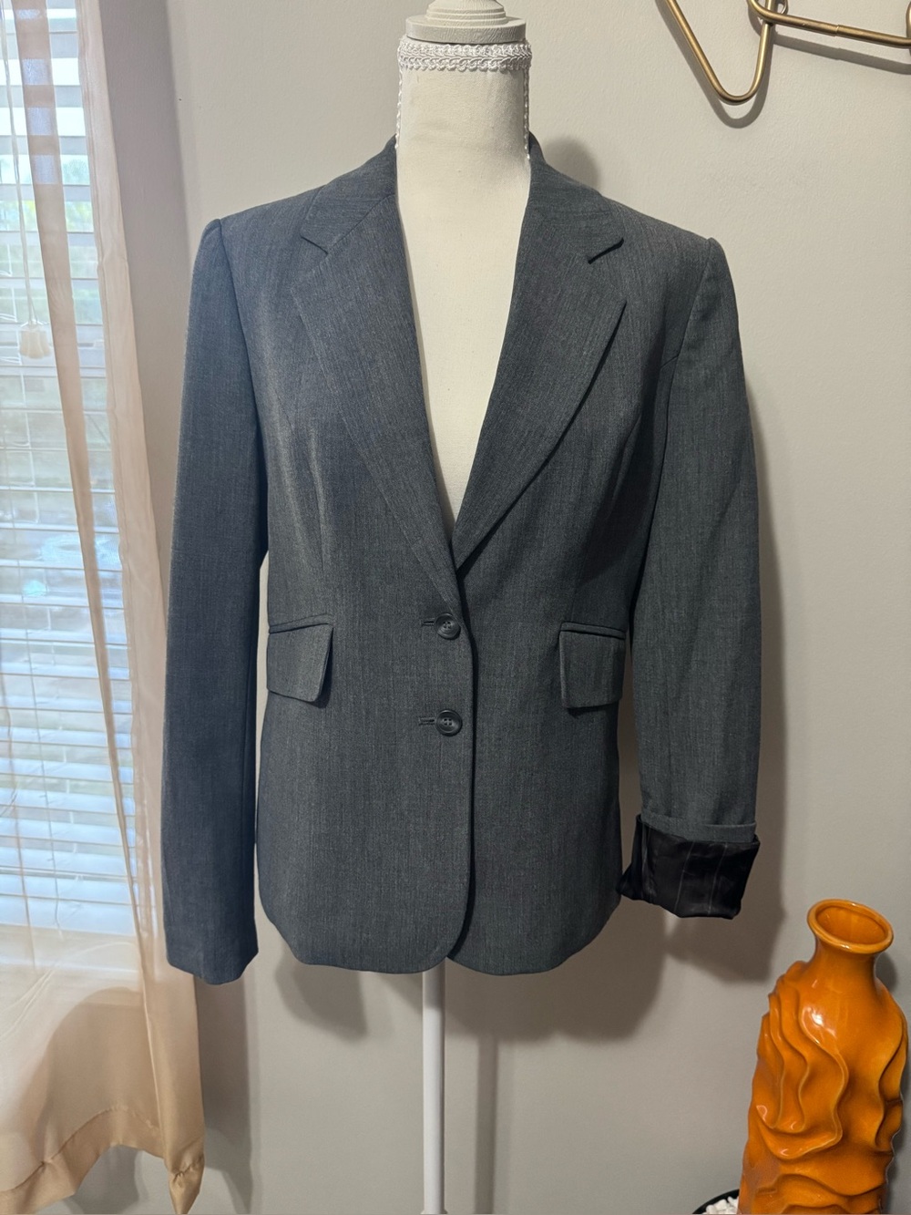 The Limited Charcoal Gray Women's Tailored Blazer